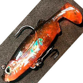 Виброхвост оснащенный Mikado Crystal Fish WX5564 (6 см) 025 (упаковка - 2 шт)
