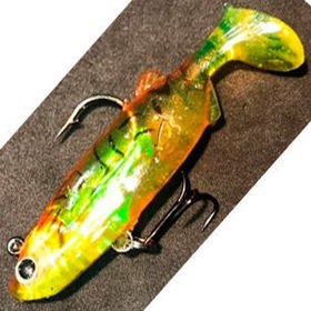 Виброхвост оснащенный Mikado Crystal Fish WX5564 (6 см) 056 (упаковка - 2 шт)
