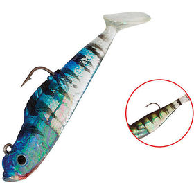 Виброхвост оснащенный Mikado Crystal Fish WXH-54 (8 см) 87 (упаковка - 2 шт)