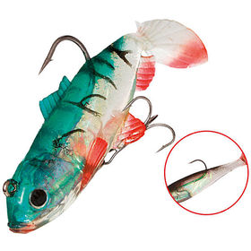 Виброхвост оснащенный Mikado Crystal Fish WXH-63 (10 см) 49  (упаковка - 2 шт)
