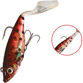 Виброхвост оснащенный Mikado Crystal Fish WXH-66 (14 см) 89 (упаковка - 2 шт)