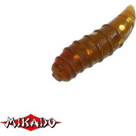 Опарыш силиконовый Mikado TROUT CAMPIONE (чеснок) 1.5 см. / 004
