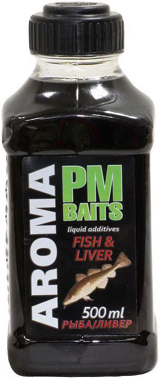 Жидкий ароматизатор Minenko PMbaits Liquid Aroma Fish&Liver (Рыба Ливер) 500ml