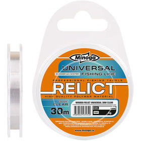 Леска Minoga Relict Universal 30м 0.074мм (Clear)