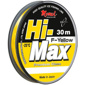 Леска Momoi Hi-Max F-Yellow 30м 0.10мм (Желтая)
