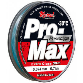 Леска Momoi Pro-Max Prestige 30м 0.074мм (Светло-голубая)