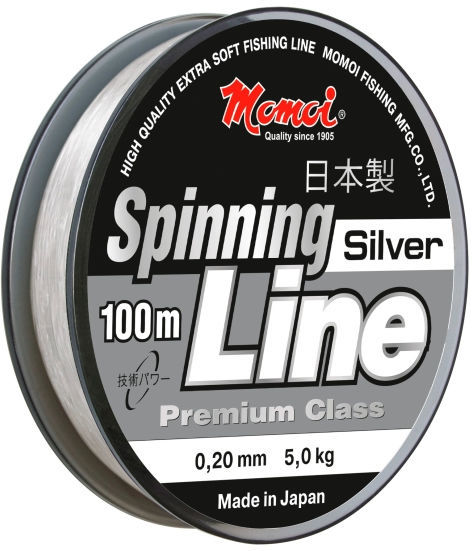 Леска Momoi Spinning Line Silver 0,16мм, 3,0кг, 100м