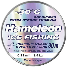 Леска зимняя Momoi Hameleon Ice Fishing 30м 0.10мм 1.3кг