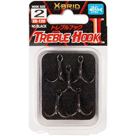 Тройник Morigen Treble Hook XB-120 #1/0 (упаковка - 4шт)