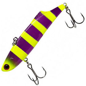 Воблер Mottomo Blade Vib 105S (41 г) Violet Chartreuse