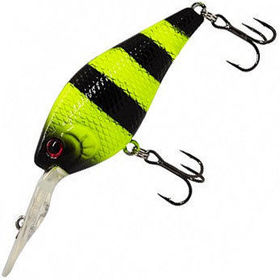 Воблер Mottomo Deep Wrestler 55 F (9 г) Chartreuse Black