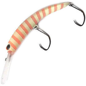 Воблер Mukai Tremo Long 55F (3г) red gow green glow
