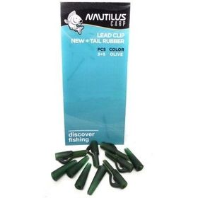 Клипса безопасная Nautilus Lead Clip-Tail Rubber Olive