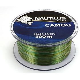 Леска Nautilus Camou Brown 300м 0.22мм (зеленая)