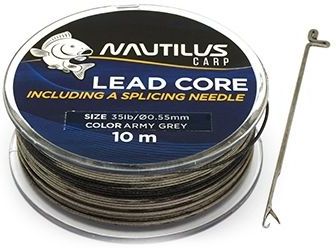 Лидкор Nautilus Supreme Lead Core (10м) 45lb (Army Grey)