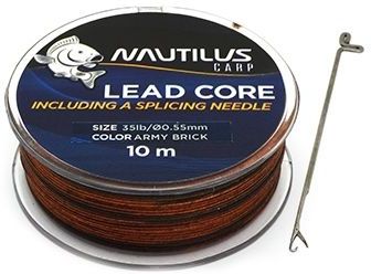 Лидкор Nautilus Supreme Lead Core (10м) 45lb (Army Brick)