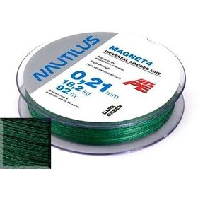 Плетеная леска Nautilus Magnet 4 Green 92м 0.15мм