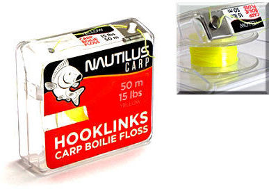 Поводковый материал Nautilus Carp Boilie Floss 50м (15lb) Yellow