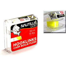 Поводковый материал Nautilus Carp Boilie Floss 50м (15lb) Yellow