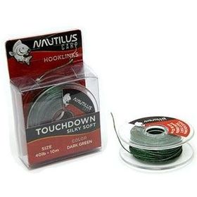 Поводковый материал Nautilus Silky Soft Touchdown 10м (30lb) Dark Green