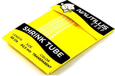 Трубка термоусадочная Nautilus Shrink Tube 2.5мм (60см) Clear