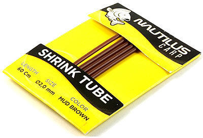 Трубка термоусадочная Nautilus Shrink Tube 2.0мм (60см) Mud Brown