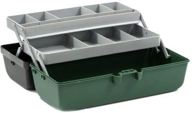 Ящик Nautilus 118-2 Tackle Box 2-tray Green-Grey