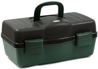 Ящик Nautilus 136 Tackle Box 4-tray Green-Grey