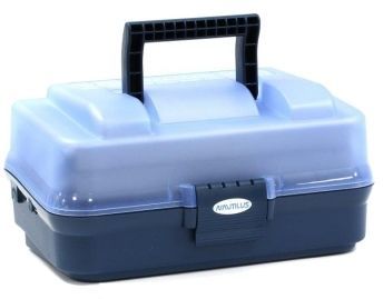 Ящик Nautilus 143 Tackle Box 2-tray Clear Blue-Blue