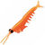 Приманка Nikko Dappy Okiami Shrimp L (5.8см) Orange (упаковка - 2шт)