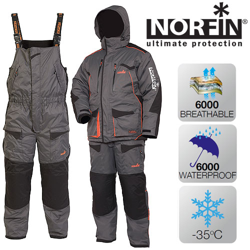 Костюм рыболовный зимний Norfin Discovery Limited Edition  Gray 451106-XXXL