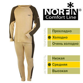 Термобелье Norfin Comfort Line (бежевый/хаки) р. S