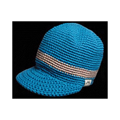 Nories вязанная шапка с козырьком, цвет синий