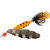 Блесна вертушка Norstream Marble Fly № 3 black yellow dots black yellow fly