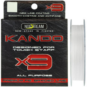 Леска плетеная Norstream Kando 9X #1 150м 0.12мм (White)