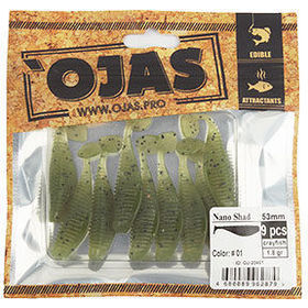 Мягкая приманка Ojas Nanoshad-53 (5.3см) Рак-рыба 01 (упаковка - 9шт)