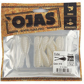 Мягкая приманка Ojas Tisbe-27 (2.7см) Рак-рыба 14 (упаковка - 9шт)