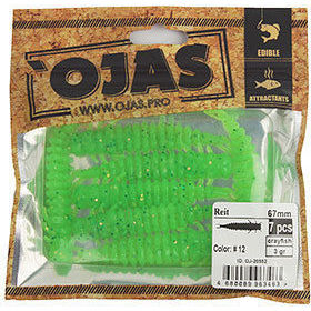 Мягкие приманки Ojas Reit-67 (6.7см) Рак-рыба 12 (упаковка - 7шт)