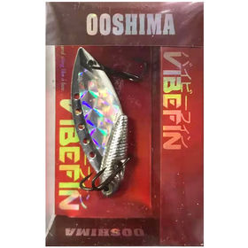 Блесна цикада Ooshima Vibefin 6008 (10г) серебро/белый