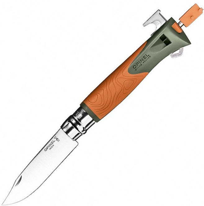 Нож складной Opinel №12 VRI Explore Kaki/Orange