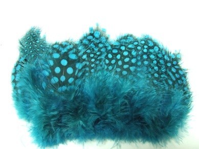 Перо цесарки Orvis Guinea Feathers Blue