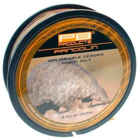 Противозакручиватель с сердечником PB Products Pangolin Leader 30м 45lb (Multi Silt)