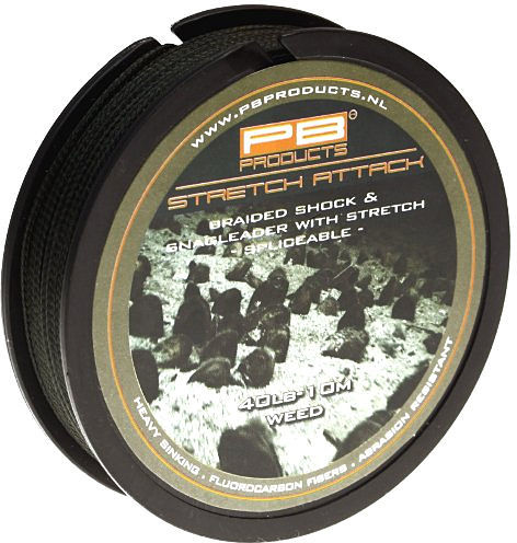Лидер-амортизатор PB Products Stretch Attack Weed 10м 40lb