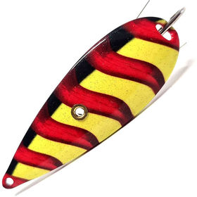 Блесна Pelican BaitFX Weedless Casting Spoon L (14г) Shimmer Red Yellow