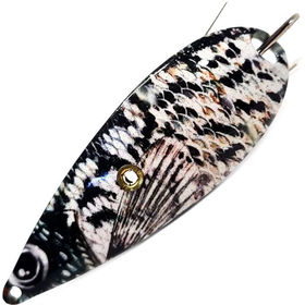 Блесна Pelican BaitFX Weedless Casting Spoon L (14г) White Crappie