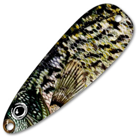 Блесна Pelican Flutter Trolling Spoon Black Crappie