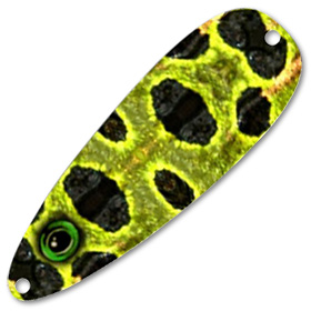 Блесна Pelican Flutter Trolling Spoon Green Frog