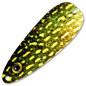 Блесна Pelican Flutter Trolling Spoon Green Pike