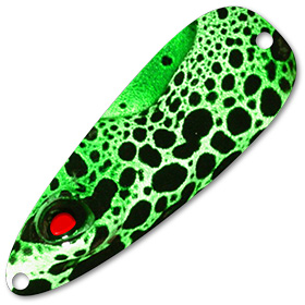 Блесна Pelican Flutter Trolling Spoon Green Poison