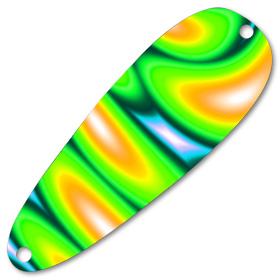 Блесна Pelican Flutter Trolling Spoon Green Psych